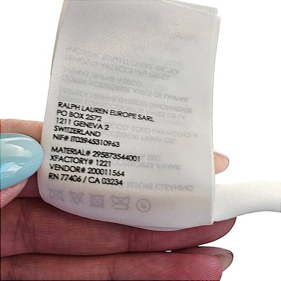 Club Monaco White Stiped Long Sleeve Mini Dress Sz 4 - Picture 11 of 12